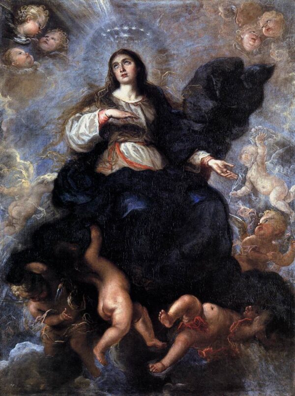 Assumption of the Virgin by Juan Carreño de Miranda, hand-painted oil painting reproduction