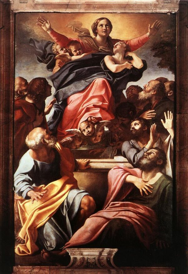 Assumption of the Virgin v by Annibale Carracci, hand-painted oil painting reproduction