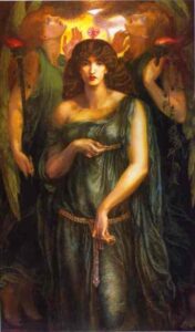 Astarte Syriaca by Dante Gabriel Rossetti, hand-painted oil painting reproduction