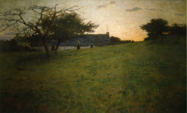 At Evening 1888 by Arthur Wesley Dow, hand-painted oil painting reproduction
