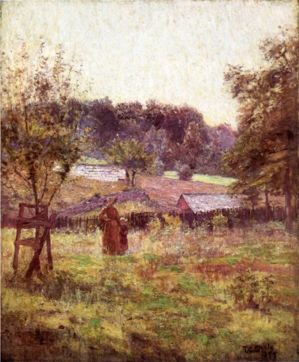 At Noon Day by Theodore Clement Steele, hand-painted oil painting reproduction
