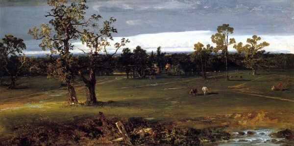 At Pasture by John Frederick Kensett, hand-painted oil painting reproduction