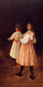 At Play by William Merritt Chase, hand-painted oil painting reproduction
