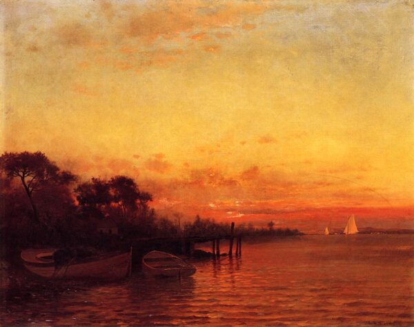 At Sunset by Francis Silva, hand-painted oil painting reproduction