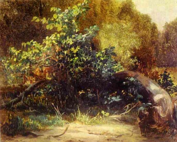 At The Forest Edge by Mikhail Lebedev, hand-painted oil painting reproduction
