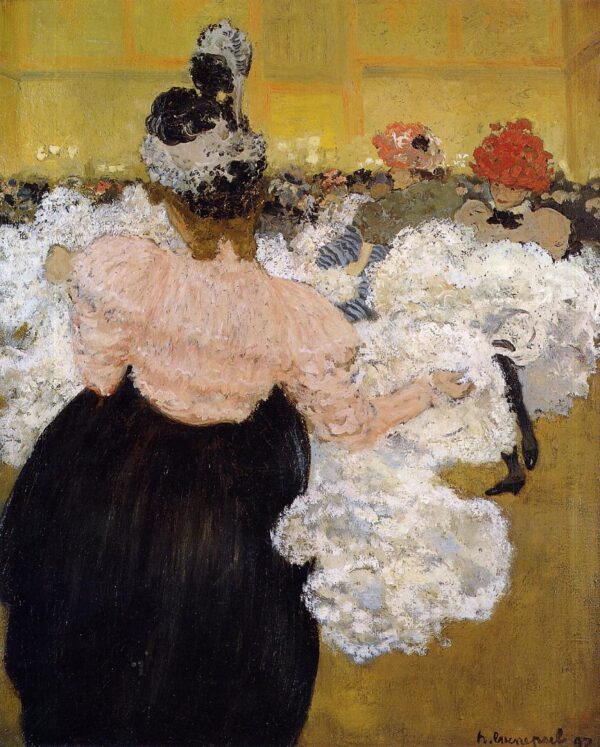 At the Moulin Rouge by Henri Jacques Evenepoel, hand-painted oil reproduction
