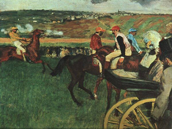 At the Races by Edgar Degas, hand-painted oil painting reproduction