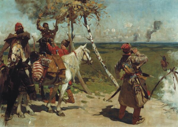 At the Southern Border by Sergey Ivanov, hand-painted oil painting reproduction