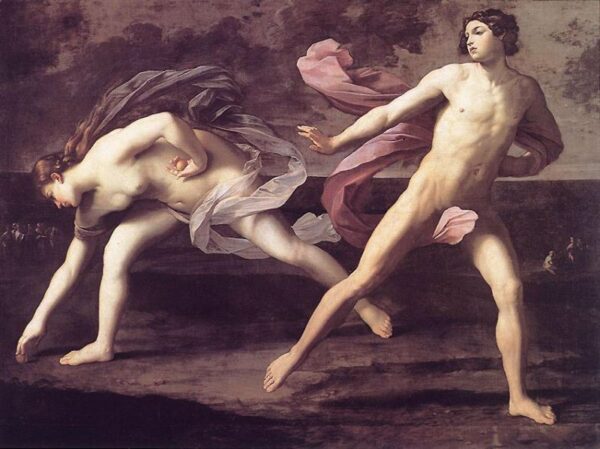 Atalanta and Hippomenes by Guido Reni, hand-painted oil painting reproduction