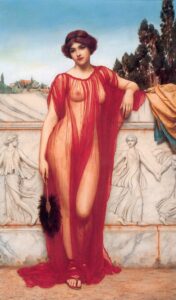 Athenais by John William Godward, hand-painted oil painting reproduction