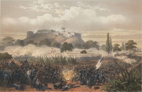 Storming of Chapultepec – Quitman’s Attack by Carl Nebel, hand-painted oil painting reproduction