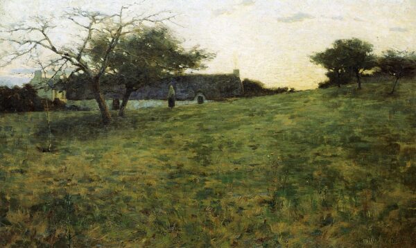 Au Soir 1889 by Arthur Wesley Dow, hand-painted oil painting reproduction