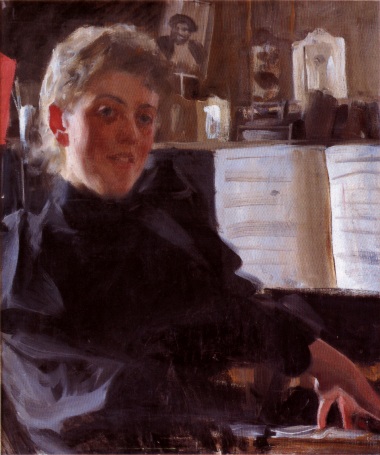 Augusta Gran by Anders Zorn, hand-painted oil reproduction