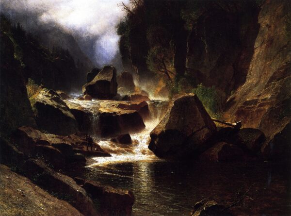 Ausable River by Samuel Colman, hand-painted oil painting reproduction