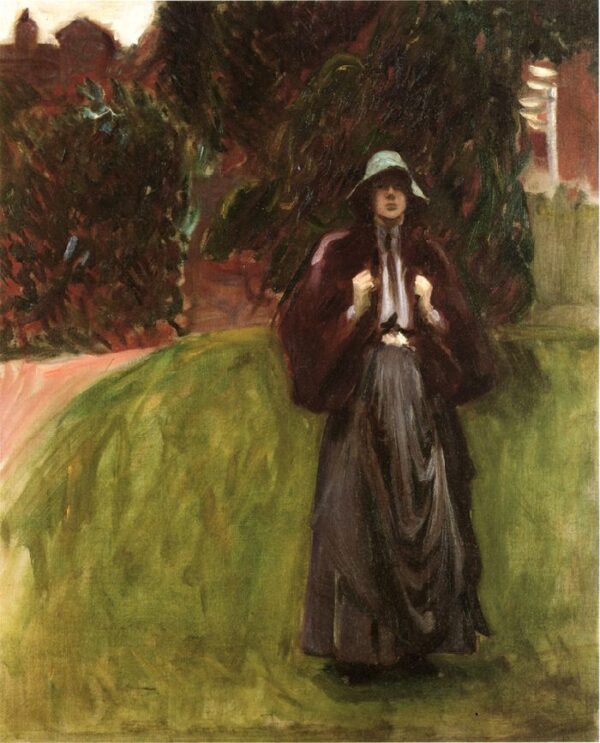Portrait of Miss Clementina Austruther-Thompson by John Singer Sargent, hand-painted oil painting reproduction