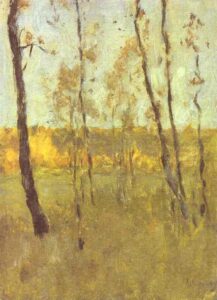 Autumn by Isaac Levitan, hand-painted oil painting reproduction