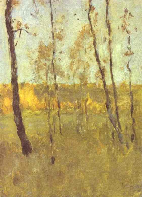 Autumn by Isaac Levitan, hand-painted oil reproduction