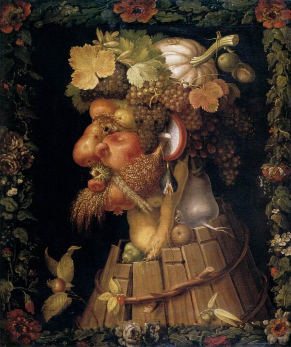 Autumn by Giuseppe Arcimboldo, hand-painted oil painting reproduction