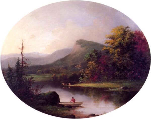 Autumn by George Henry Durrie, hand-painted oil painting reproduction