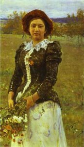 Autumn Bouquet by Ilya Repin, hand-painted oil painting reproduction