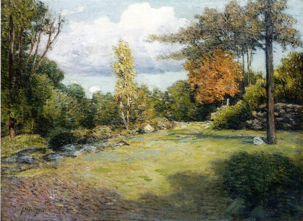 Autumn Days by Julian Alden Weir, hand-painted oil painting reproduction