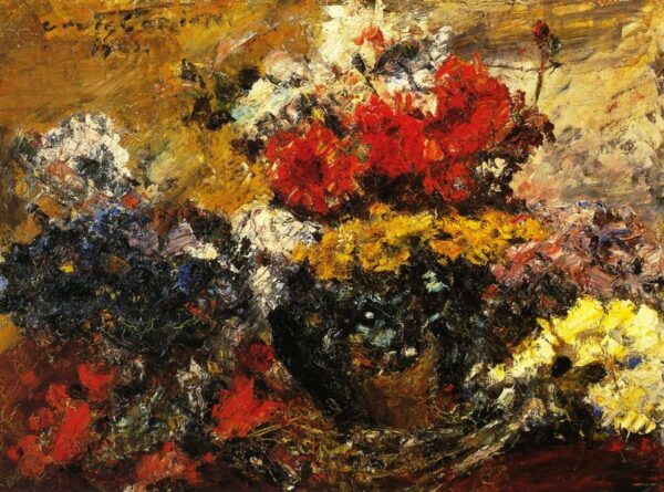 Autumn Flowers by Lovis Corinth, hand-painted oil painting reproduction