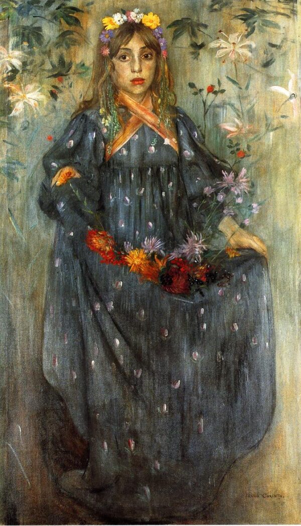 Autumn Flowers b by Lovis Corinth, hand-painted oil painting reproduction