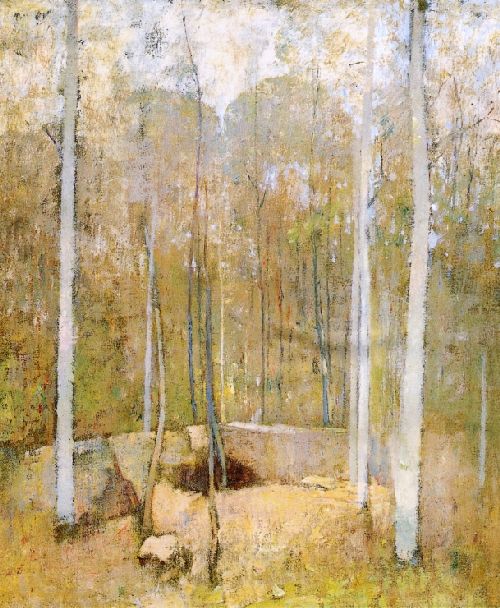 Autumn Forest by Emil Carlsen, hand-painted oil reproduction