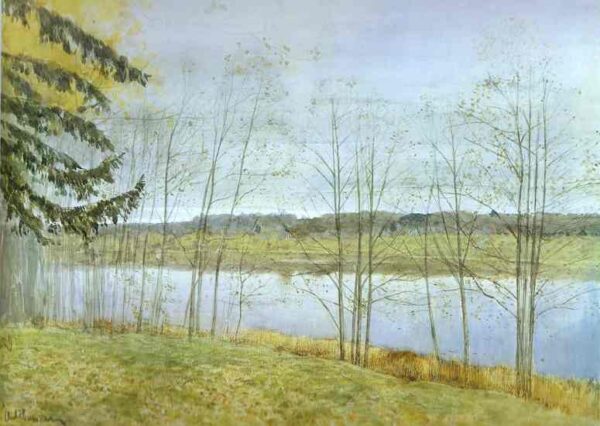 Autumn II by Isaac Levitan, hand-painted oil painting reproduction