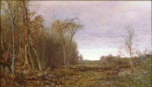 Autumn Idyll by Jervis McEntee, hand-painted oil painting reproduction