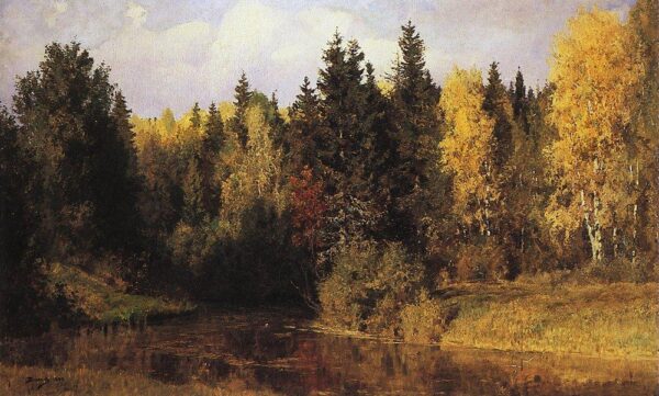 Autumn In Abramtzevo by Vasiliy Polenov, hand-painted oil painting reproduction