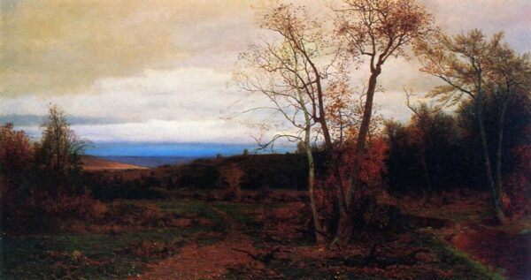 Autumn Landscape by Jervis McEntee, hand-painted oil painting reproduction