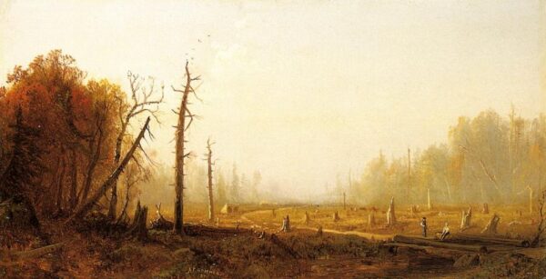 Autumn Landscape by Alfred Thompson Bricher, hand-painted oil painting reproduction