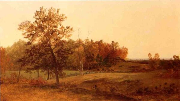 Autumn Landscape by John Frederick Kensett, hand-painted oil painting reproduction