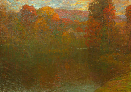 Autumn Symphony by John Joseph Enneking, hand-painted oil reproduction