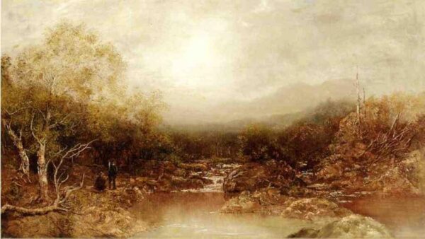 Autumn in the Adirondacks by Ralph Albert Blakelock, hand-painted oil painting reproduction