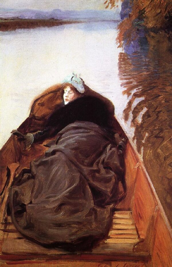 Autumn on the River by John Singer Sargent, hand-painted oil painting reproduction