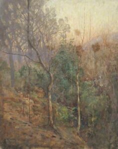 Autumnal Woodland Scene by Benjamin Haughton, hand-painted oil painting reproduction