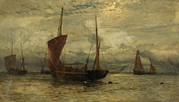 Ave Maria by William Lionel Wyllie, hand-painted oil painting reproduction