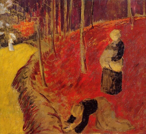 The Fern Harvesters in the Boid d’Amour at Pont Aven by Paul Sérusier, hand-painted oil reproduction