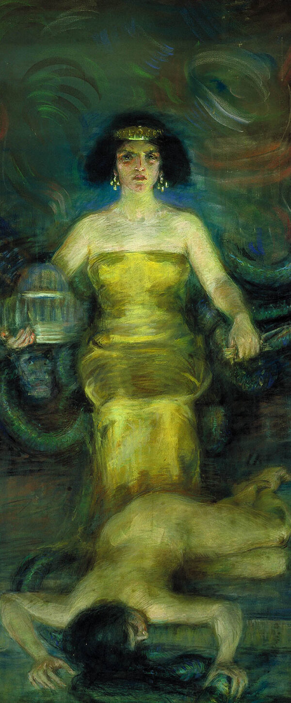 Babylon by Alice Pike Barney, hand-painted oil painting reproduction