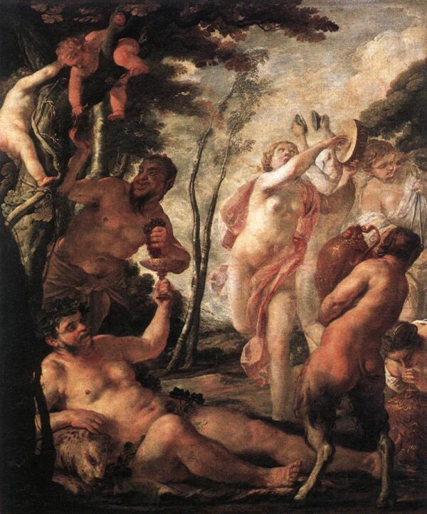 Bacchanal by Jacques Blanchard, hand-painted oil painting reproduction