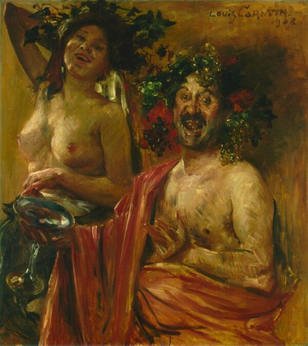 Bacchantenpaar by Lovis Corinth, hand-painted oil painting reproduction