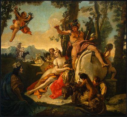 Bacchus and Ariadne by Giovanni Battista Tiepolo, hand-painted oil reproduction