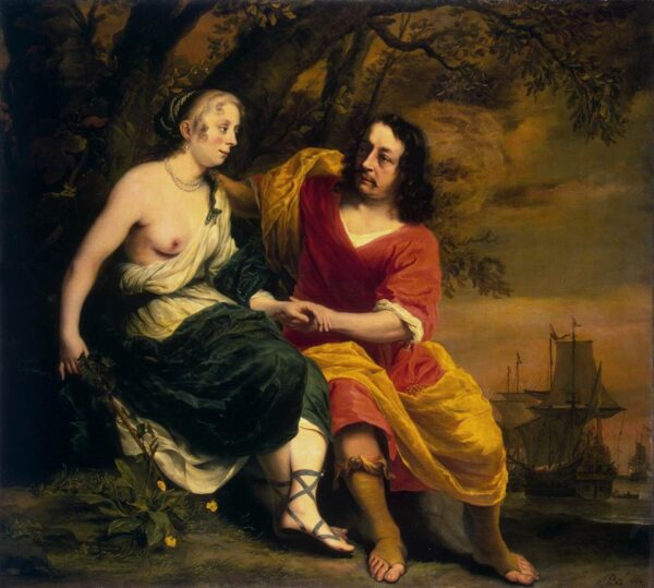 Bacchus and Ariadne by Ferdinand Bol, hand-painted oil painting reproduction