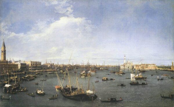 Bacino di San Marco by Canaletto, hand-painted oil painting reproduction