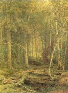 Backwoods by Ivan Shishkin, hand-painted oil painting reproduction