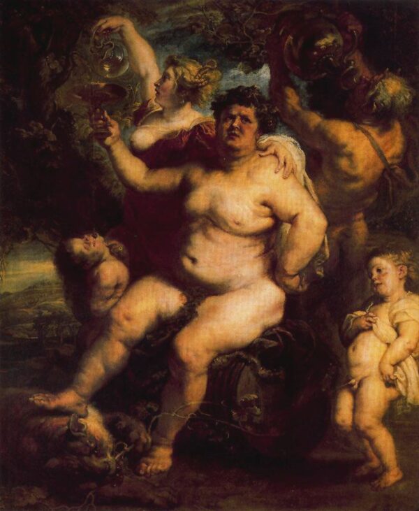 Baco by Peter Paul Rubens, hand-painted oil painting reproduction