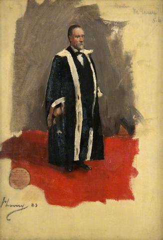 Bailie MacLaren by John Lavery, hand-painted oil reproduction
