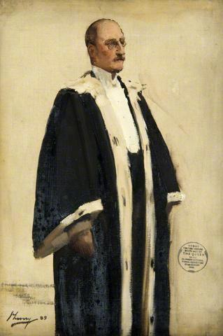 Bailie Simons by John Lavery, hand-painted oil reproduction